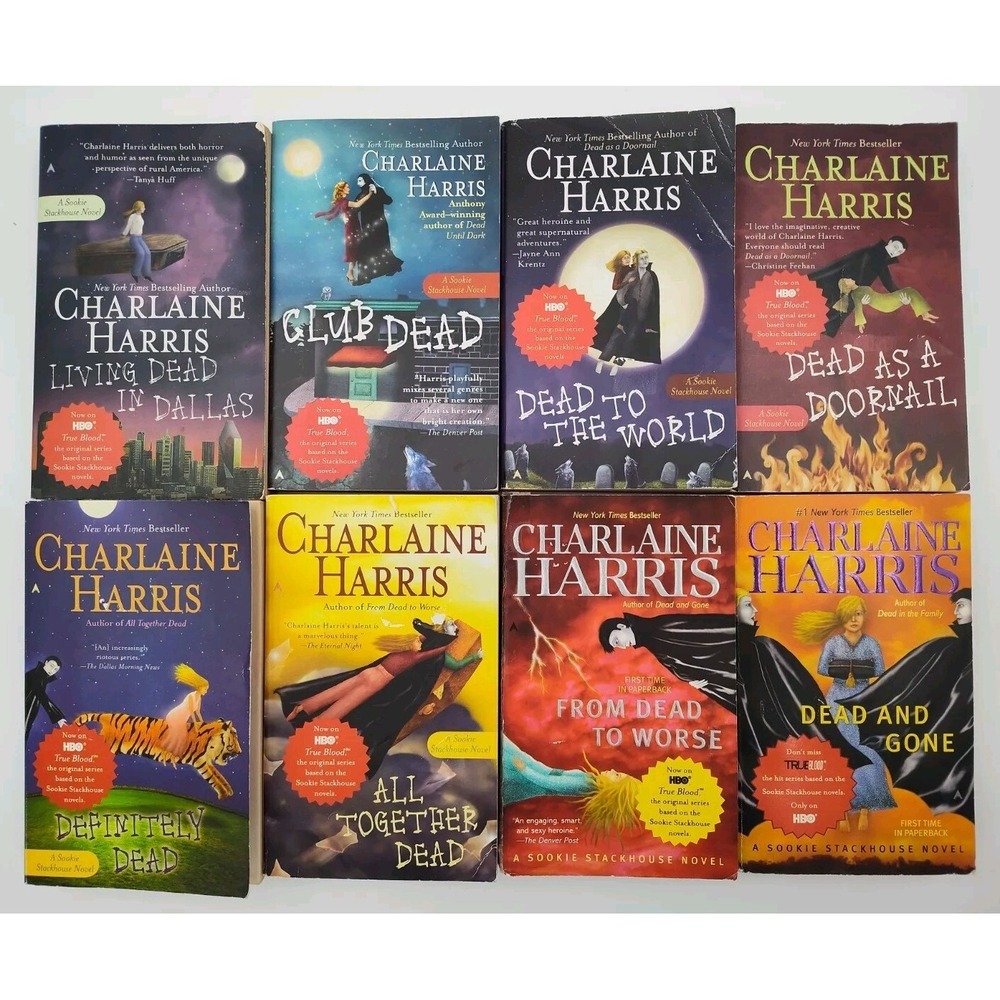 Set-8 Charlaine Harris Vampire Series‎ BOOKS Exciting '02-'10 B55.4GA1829.30